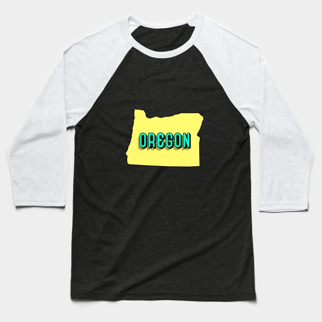 Oregon Baseball T-Shirt by cariespositodesign